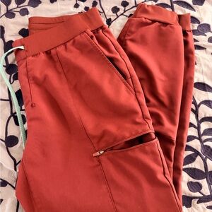 Maroon Jogger scrub Pants
